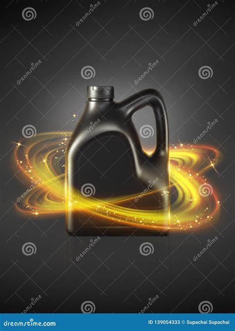 Bottle engine oil stock illustration. Illustration of industry - 139054333