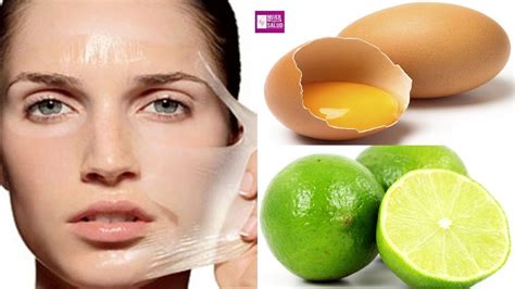 Mascarilla de huevo y limón para una piel nueva - YouTube