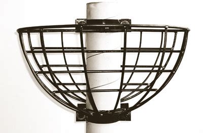 Residential Lamppost Flower Basket with Coco Liners | WindowGardensDirect