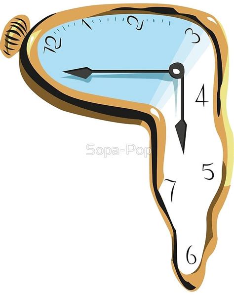 "Melting Clock" Poster for Sale by Sopa-Pop | Dali, Sürrealizm, Akrilik ...