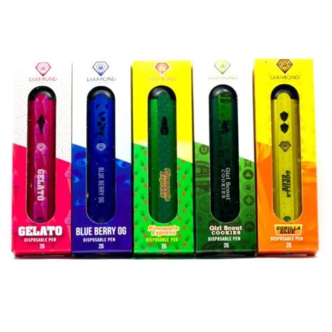 2g THC Vape Rechargeable Vape Pens by Diamond - Royal Weed Dispensary UK