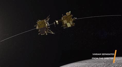 India's Chandrayaan-2 Moon Orbiter Releases Vikram Lunar Lander | Nasa ...