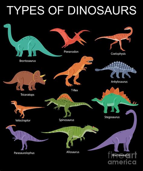 Types Of Dinosaurs Species