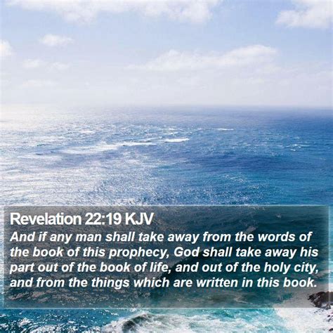 Revelation 22:19 KJV Bible Verse Images