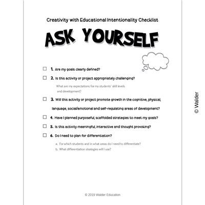 Ask Yourself: Educational Intentionality | Walder Education