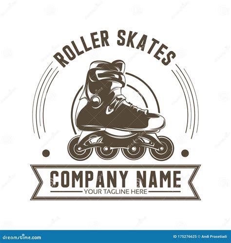 Roller Skates Team Logo Template Design Stock Vector - Illustration of ...