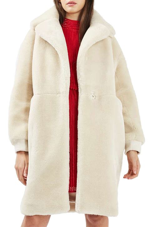 Topshop Polar Bear Faux Fur Coat | Nordstrom