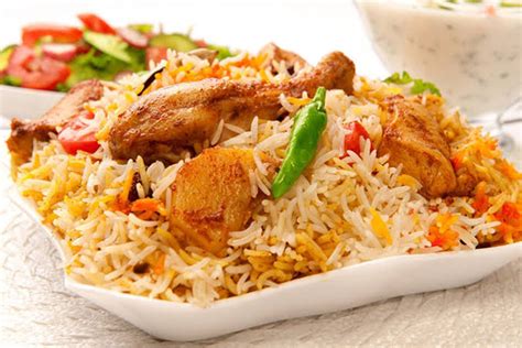 Fried Chicken Biryani.