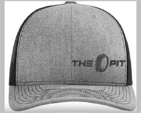 Grey & Black Trucker Hat – The Pit