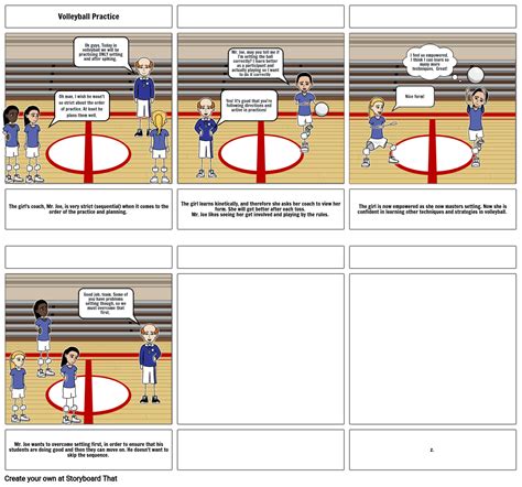 Volleyball Storyboard por 819d8ab0