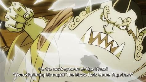 One Piece Episode 1000 Shows Luffy Go Against Queen And King