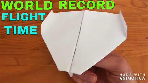 How To Make The World Record Paper Airplane For Longest Flight Time – Otosection