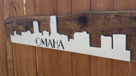 Omaha skyline art home decor. Couryscrafts@gmail.com to order. Skyline Art, Omaha, Craft Fairs ...