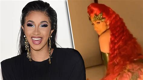 Cardi B Posts Raunchy Twerking Video In Poison Ivy Halloween Costume ...