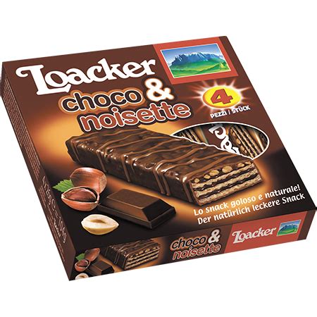 choco & noisette - Loacker | Dessert drinks, Confectionary, Candy recipes