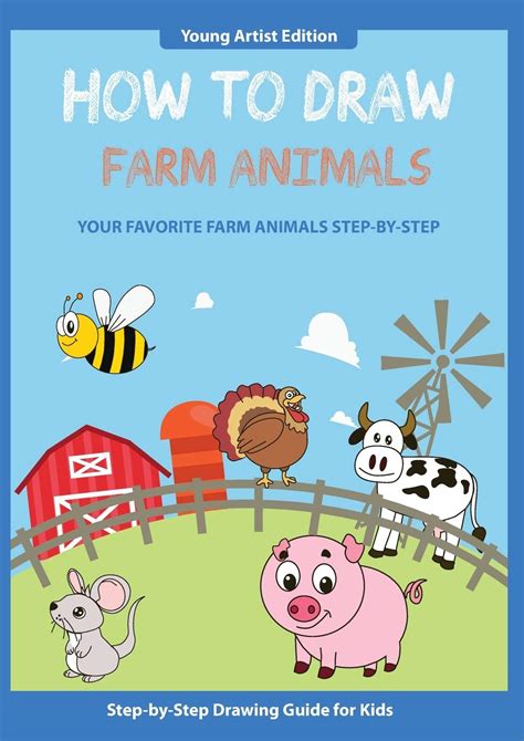 How to Draw Farm Animals Step by Step for kids and Beginner Adults