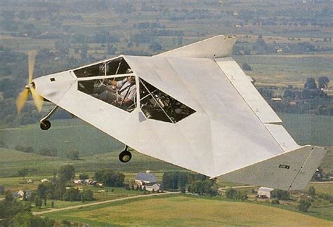 Wainfam Facetmibile. A homebuilt lifting body aircraft made by a Northrop Grumman aerodynamicist ...