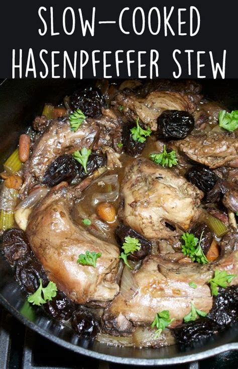 What's For Dinner: Slow-cooked Hasenpfeffer Stew | Crockpot rabbit ...