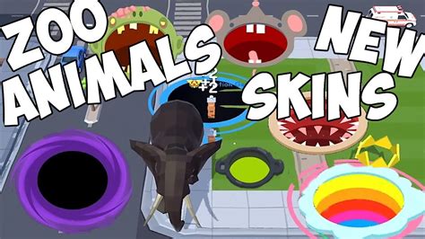 Hole.io - Gameplay - New Skins - New Update - New Zoo Animals - (iOS ...