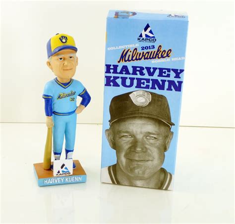 2013 Milwaukee Brewers Harvey Kuenn Bobblehead In Box #MilwaukeeBrewers | Bobble head, Milwaukee ...