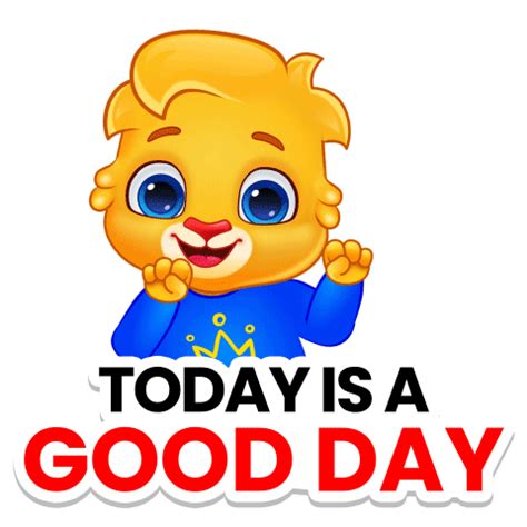 Today Is A Good Day Reaction Sticker - Today is a good day Reaction Good day - Discover & Share GIFs