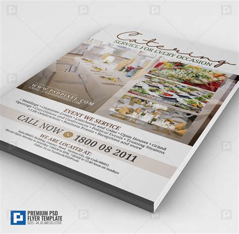 Catering Company Flyer - PSDPixel