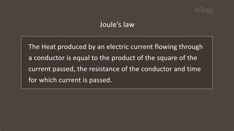 Joule’s law - YouTube