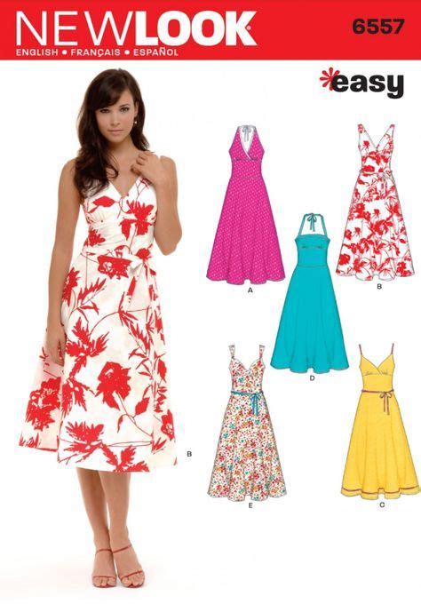 New Look 6557 Misses Dress Sewing Pattern | Evening dress patterns ...