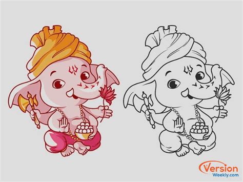 Easy Ganesh Chaturthi Drawings | Simple & Creative Vinayaka Chavithi Drawing, Painting, Sketches ...