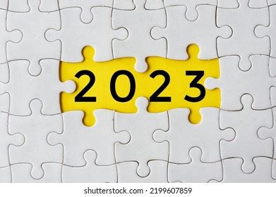 New Year 2023 Concept Jigsaw Puzzle Stock Photo 2199607859 | Shutterstock