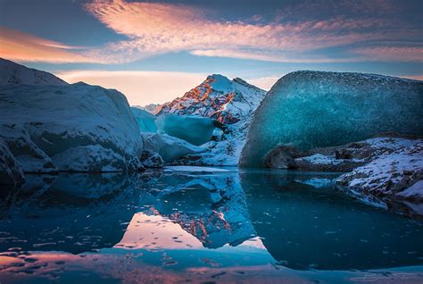 Frozen Ice Tundra, reflection, frozen, tundra, landscape, nature, glacier, ice HD wallpaper | Pxfuel