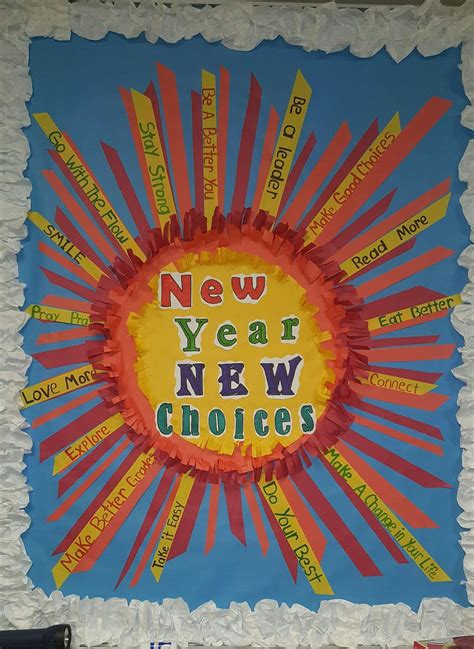 Health bulletin boards, Office bulletin boards, January bulletin boards