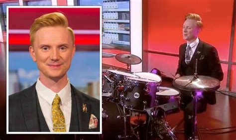 Owain Wyn Evans derails weather forecast to perform drum solo 'Would be ...