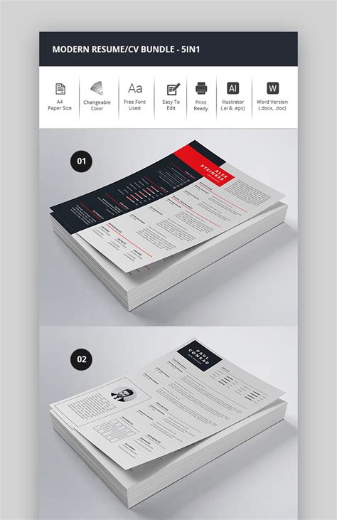 25+ Best One-Page Resume Templates (Examples 2021)