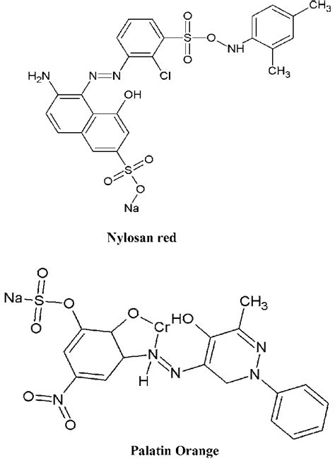 Structure of anionic dyes | Download Scientific Diagram