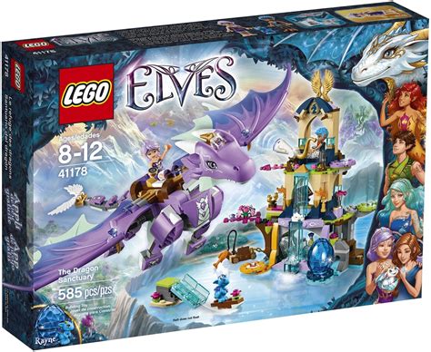 LEGO Elves 41178 The Dragon Sanctuary Building Kit (585 Piece) | Lego ...