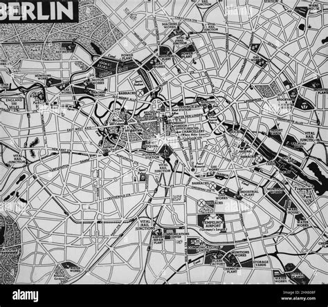 Berlin map 1945 Black and White Stock Photos & Images - Alamy