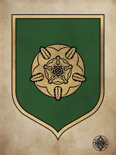 House Tyrell coat of arms by tibstabs on DeviantArt