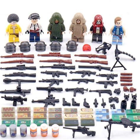 Military Game PUBG Minifigures Compatible Lego Toy Military Soldiers | Lego soldiers, Lego ...