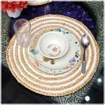Buy JBG Home Store Braided Jute Placemats - For Dining, Bedside Table ...
