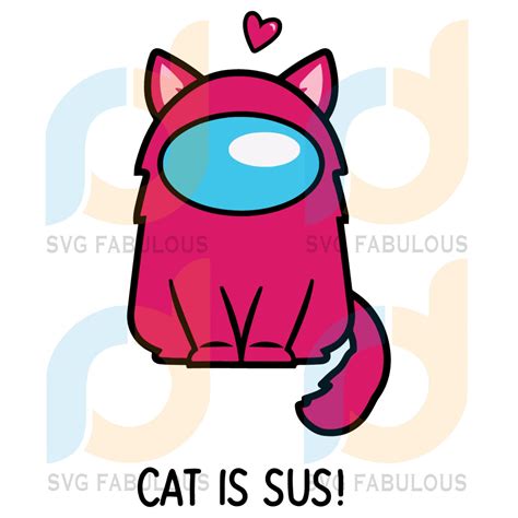 Cat Is Sus svg png eps dxf | Etsy