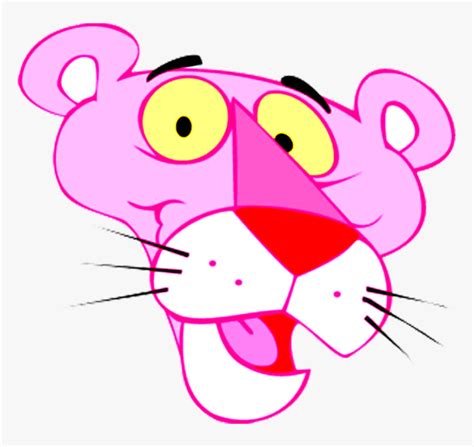 Panther Clipart Shirt - Pink Panther Cartoon Face, HD Png Download - kindpng