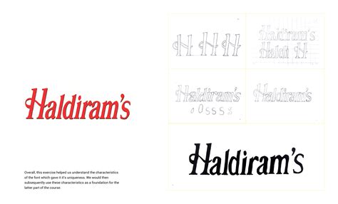 Type Design - Haldiram Logo :: Behance