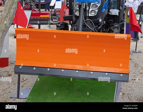 Front Blade Scraper Attachment for Agriculture Tractor Stock Photo - Alamy