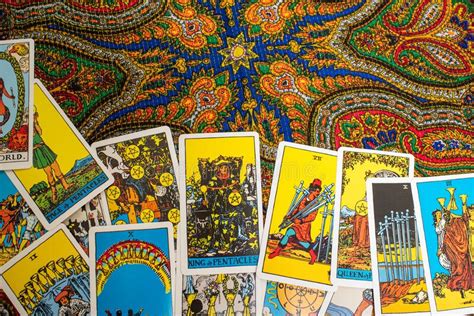 A Deck of Tarot Cards. Fortune Telling, Prediction. Magic. Stock Image ...