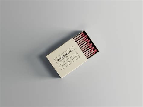 Matchstick Box Mockup