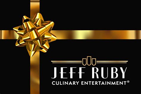 Restaurant Gift Cards | Jeff Ruby Culinary Entertainment