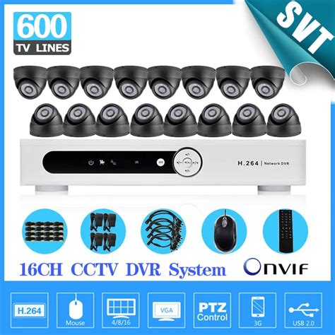 Aliexpress.com : Buy Home security 600TVL 16pcs indoor dome camera CCTV ...