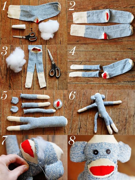 Sock Monkey (and Friend) DIY - A Beautiful Mess