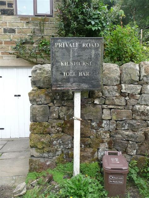 Kilnhurst Toll Bar sign, Todmorden © Humphrey Bolton :: Geograph Britain and Ireland
